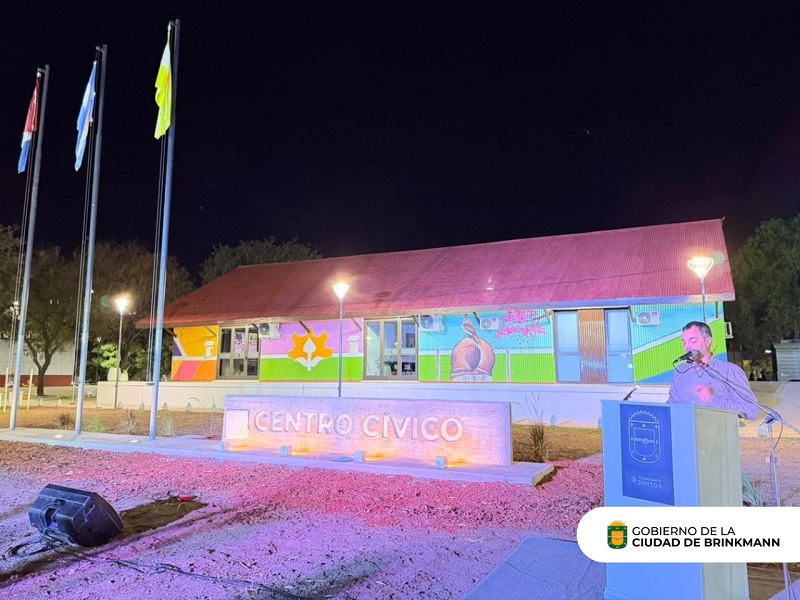 Quedó inaugurado el Centro Cívico de Brinkmann 